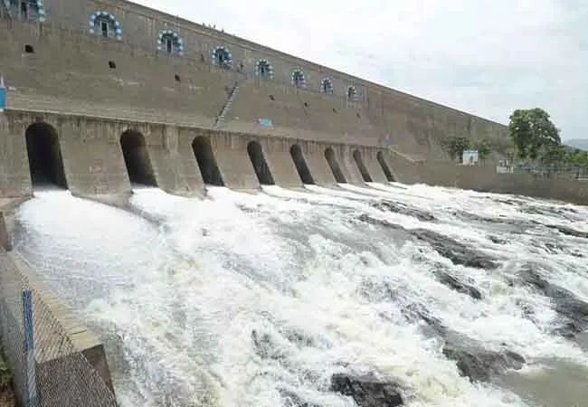 salem district mettur dam water level 